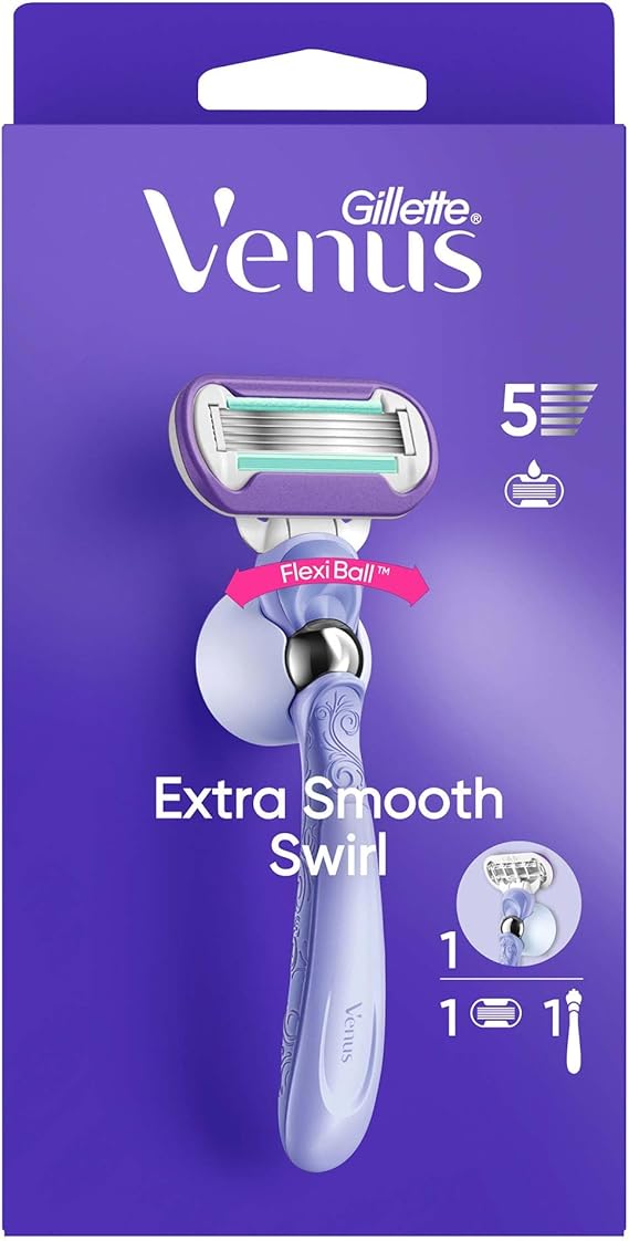 Gillette Venus Extra Smooth Swirl Tıraş Makinesi + Yedek Başlık