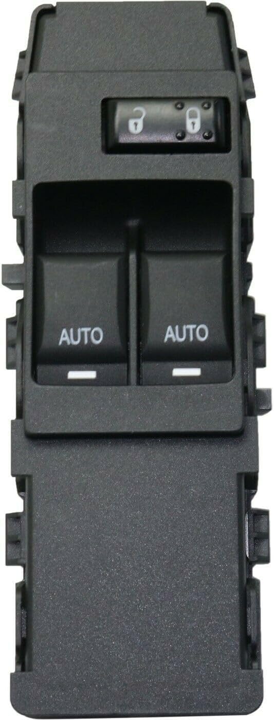 1pc Power Door Window Control Switch Front Left Driver Side Compatible with Dodge Challenger 2011-2014 Black 15204279 04602784AC DWS1836