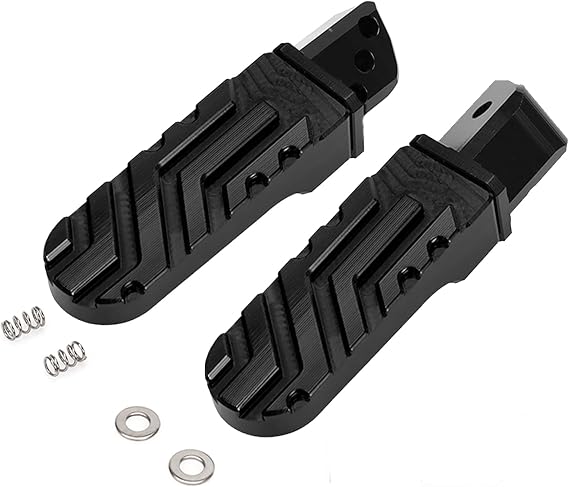 XINGWU Rear Foot Pegs CNC for Ninja 400 ZX4R ZX6R ZX10R Z400 Z650 Z900 Black