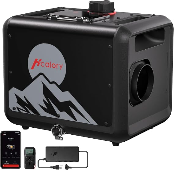 8KW Diesel Heater, All in One 7.5L Toolbox MAX Diesel Air Heater 110/12/24V Parking Heater with App Control, Wireless Temperature Sensing and Altitude Mode for RV Garage Camper