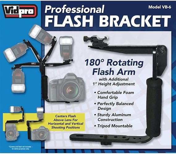 Vidpro VB-6 Rotating Arm Flash Bracket