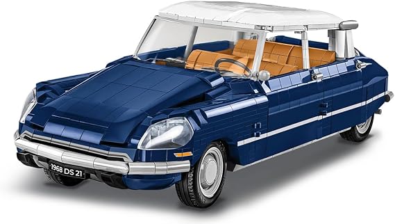 COBI Cars 1:12 Scale 1968 Citroen DS 21 Pallas Vehicle Building Set, 2265 Pieces