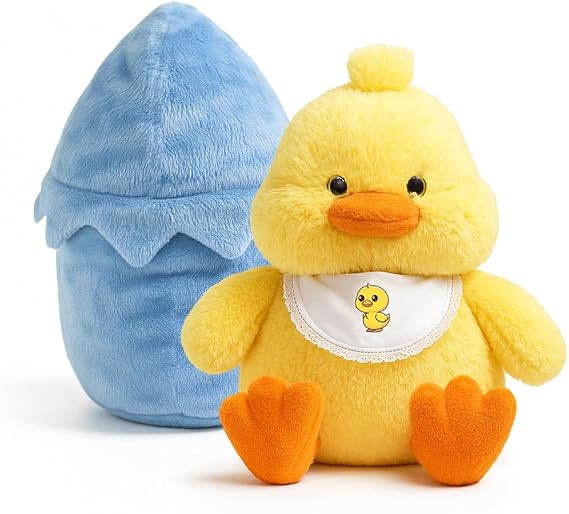Özgüner Surprise Egg Chick – Hatching Cute Plush Chick – Collectible Toy for Kids – Gift and Fun Surprise (blue)