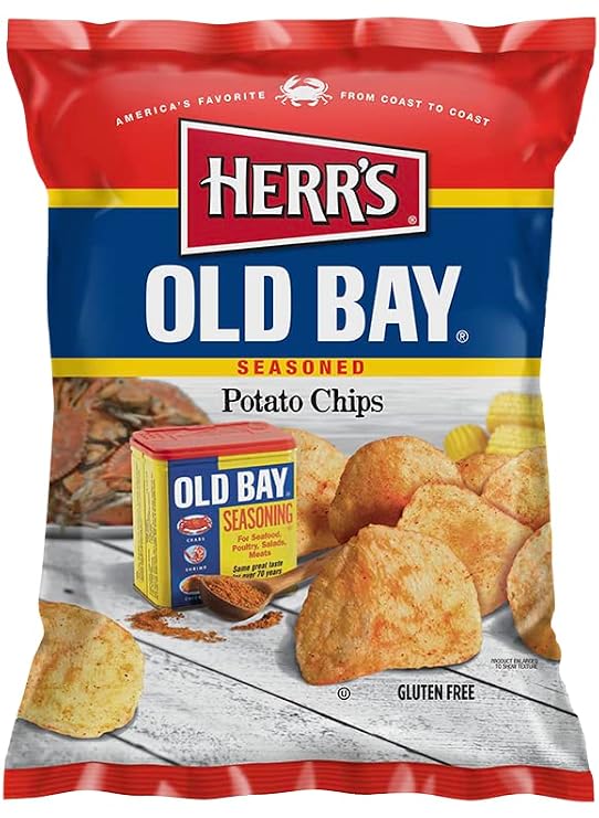 Herr's Old Bay Potato Chips, 2.375 Ounce (Pack of 3)
