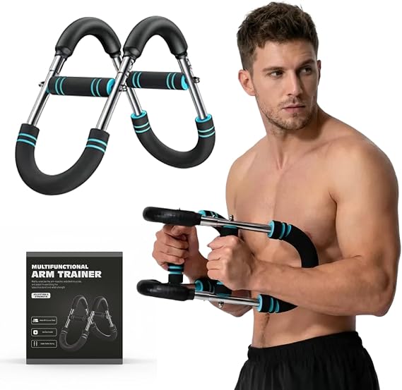Uptown Twister arm Trainer- Adjustable Resistance (40-140 lbs) Chest Workout Equipment for Men and Women, Forearm Strengthener, Perfect for Home Gym and Calisthenics Equipment Lovers