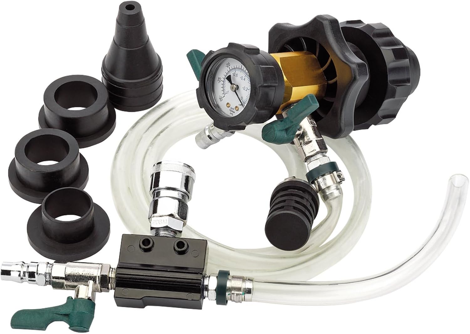 Draper 09544 Coolant Vacuum Refill Kit, Durchsichtig
