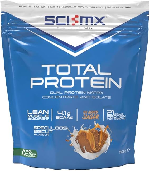 SCI-MX Total Protein Powder • Lean Muscle • Speculoos Biscuit Flavour