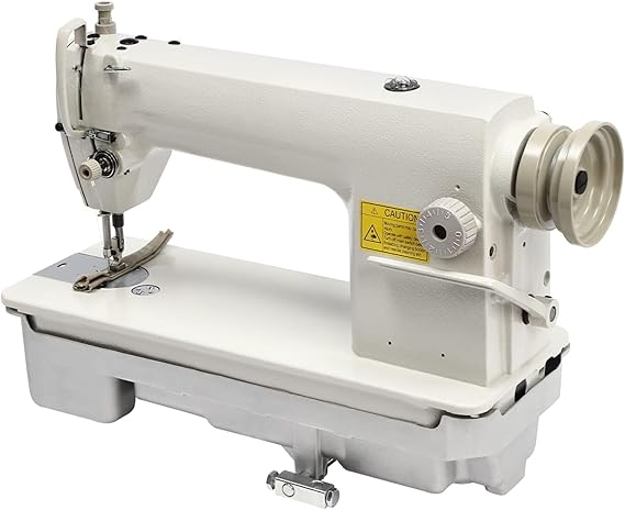 Industrial Sewing Machine Head, 5000 Stitches/Min, Auto Bobbin Winder, Heavy Duty for Leather, Denim, Canvas