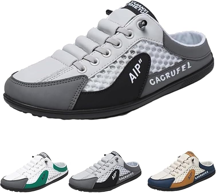Men's Sliders Sandals – Lightweight Summer Slip-On Beach Shoes – Comfortable Slipper for Shower Gym Holiday Casual Wear Men's Comfort Breathable Support Sports Sandals