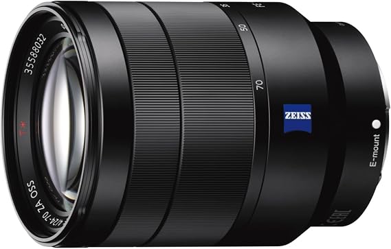 Sony FE 24-70mm f/4 Vario-T Zeiss Full-Frame Zoom Lens – Ideal for Portrait, Landscape, and Event Photography
