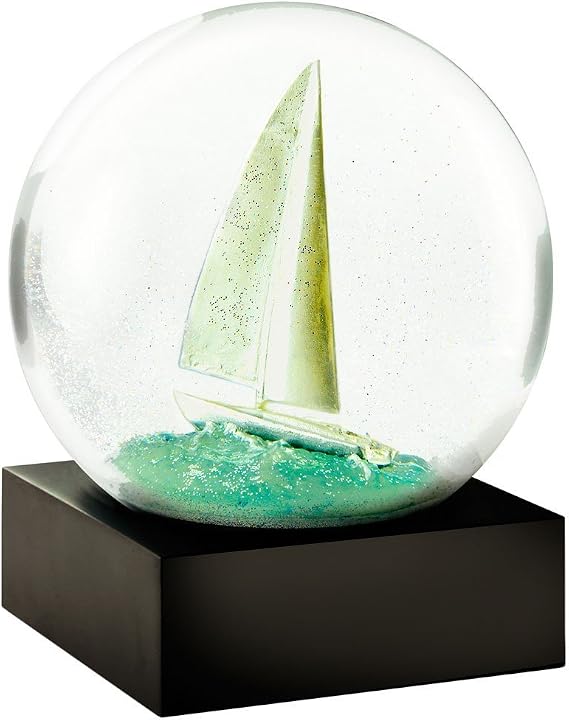 CoolSnowGlobes Sailboat Snow Globe by CoolSnowGlobes
