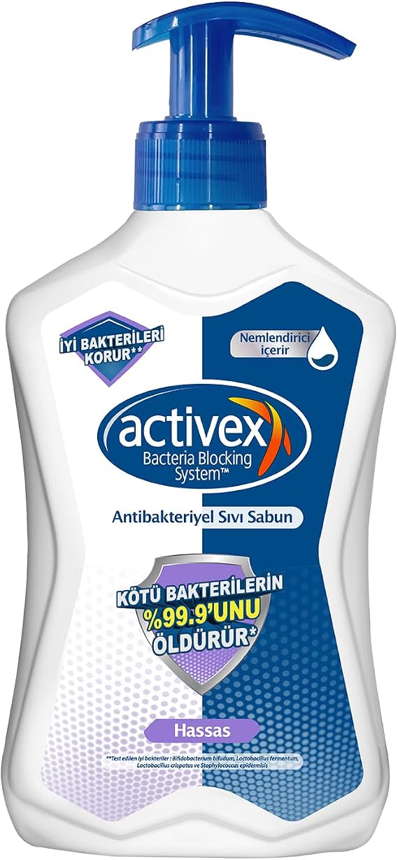 ACTIVEX Sıvı Sabun Hassas,500 Ml