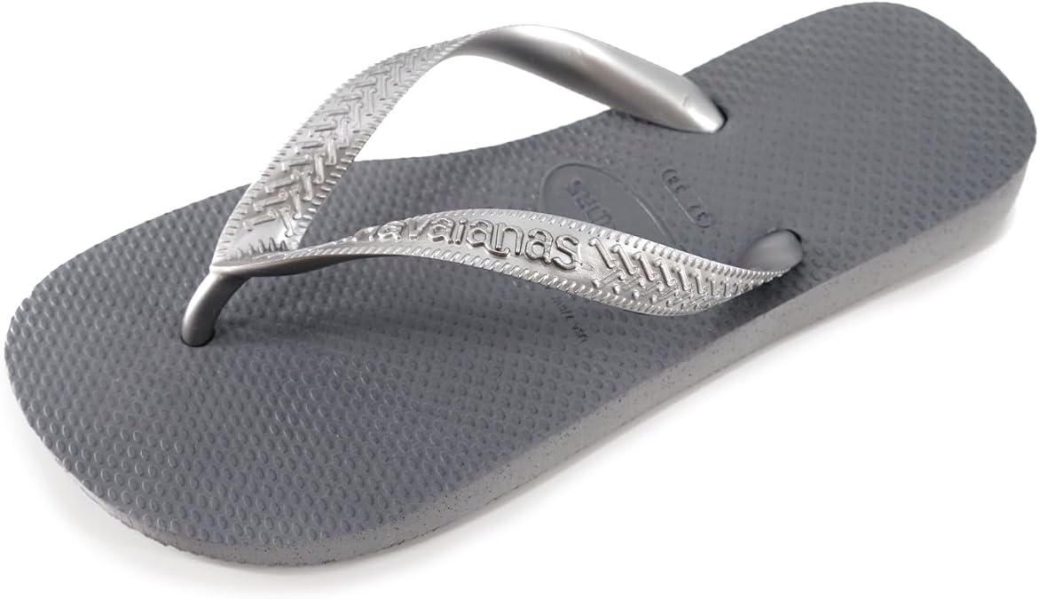 Havaianas kids top tiras sandal - steel grey - 3Y/4W - big_kid
