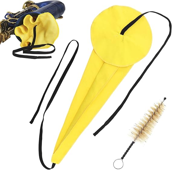 Saxophone Cleaning Cloth Mouthpiece Brush Set for Alto Tenor Soprano Sax