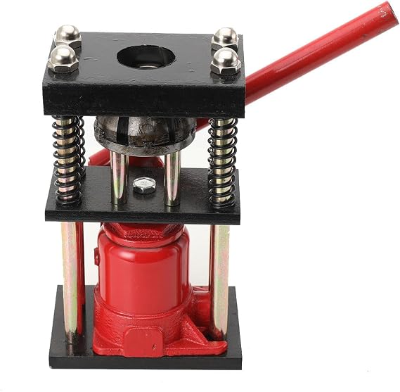 Manual Hydraulic Hose Crimper Benchtop Bottle Jack Press Crimp, 6 Tons Hydraulic Hose Crimping Tool Size range:(13-20 mm), High Pressure Sprayer Hose Pressing Hydraulic Clamp