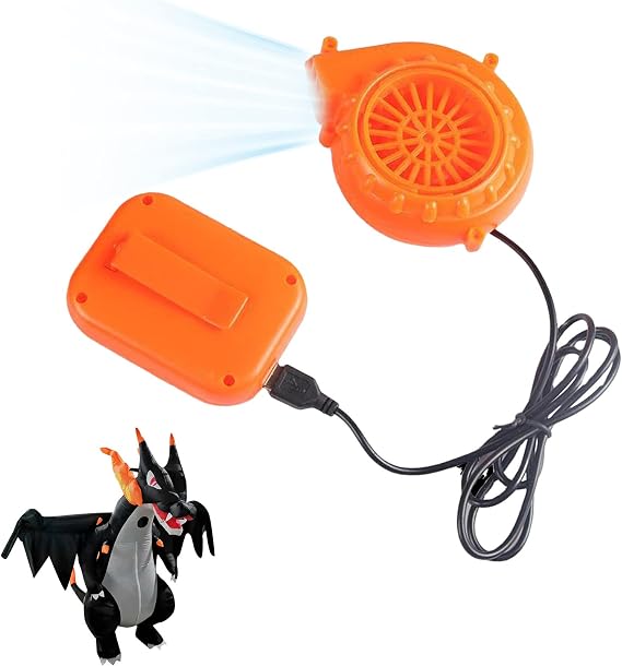 Blower Fan, Dc Brushless Motor, Speed Control Dc 6v Blower Fan, Electric Fan Air Blower for Inflatable Toy, Portable Usb Air Pump for Mascot Head