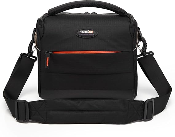 Camera Shoulder Bag,Shockproof Camera Sling Lens Case,Digital DSLR SLR Mirrorless Crossbody Cameras Accessories Storage Messenger Bag Compatible for Canon,Nikon
