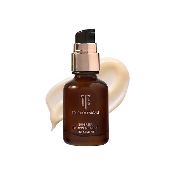 True Botanicals SuperSEA Firming & Lifting Treatment | Visibly Lifts, Tightens, Sculpts & Firms Skin | Potent Seaweeds & Sea Minerals | Dermatologist Tested, All Natural, Vegan | 1 fl oz | 30 ml