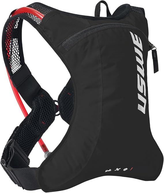 USWE Race 2.0, Ultra Lightweight Hydration Backpack with 2.0L / 70oz Water Bladder, Leak Proof Pack for Gravel, MTB, Running, Hiking, Cycling, Camping, Biking for Men,Women