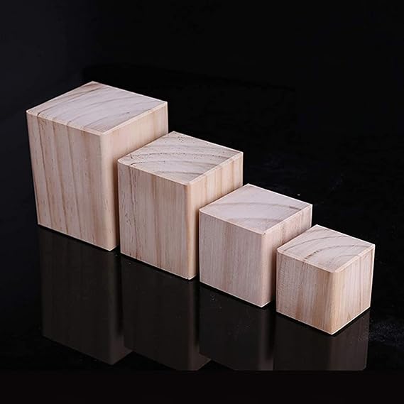 Jolan Furniture Legs Wooden 4 Pcs, Sofa Legs, Square Table Legs, DIY Replacement Furniture Feet, Cabinet Desk Coffee Table Dining Table Furniture Heightening Legs Support Legs,Wood-333cm