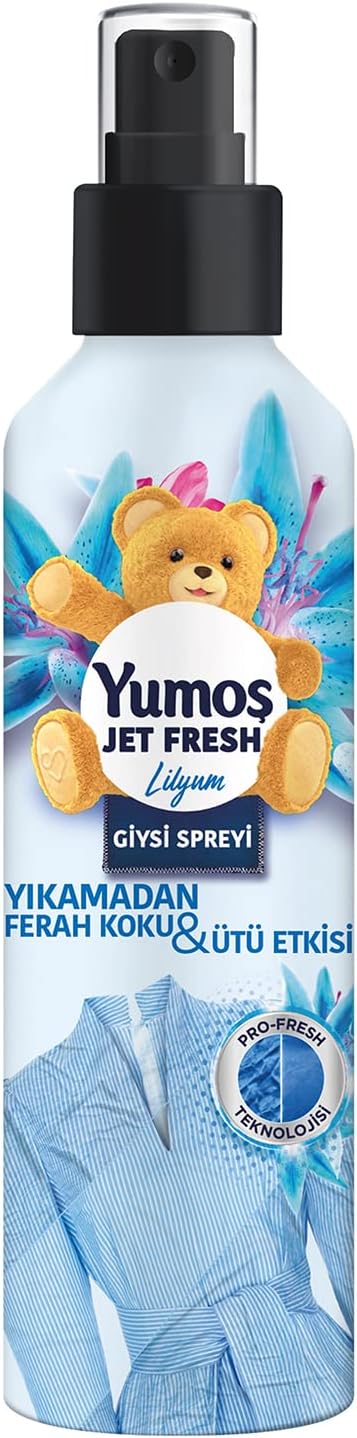 Yumoş JetFresh Giysi Spreyi Lilyum 200 ml