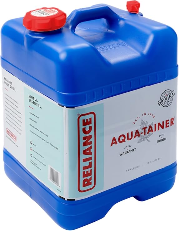 Reliance 4004433-SSI Reliance Aqua-Tainer Water Container 7 Gallon - multi, N/A