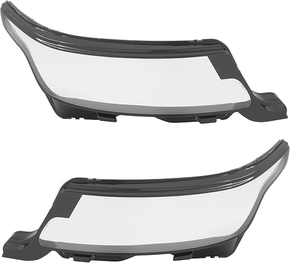 Headlight Cover, Left and Right Side Headlight Lens Cover for 2018-2022Land Rover Range Rover Sport HSE SE SVR, Car Headlight Shell Headlamp Cover (Left and Right Side)