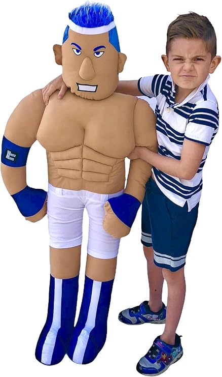 4 Foot Tall Stuffed Doll (Blue)