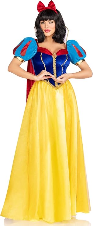 Leg Avenue Women's 3 Pc Royal Snow Princess Costume With Headband and Cape
