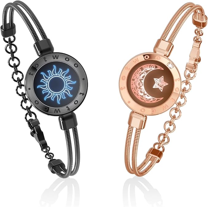 TOTWOO Smart Partner Bracelets with Bluetooth for Long Distance