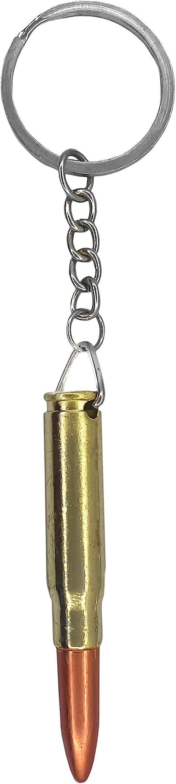 Black Duck Brand Dummy Replica Bullet Keychain w/Silver Key Ring