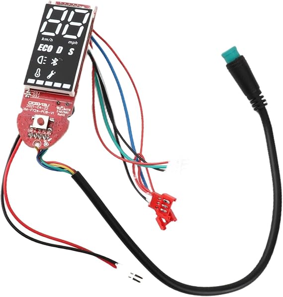Electric Scooter Dashboard, Waterproof Metal Scooter Circuit Board Replacement for Outdoor Riding Electric Car Scooter