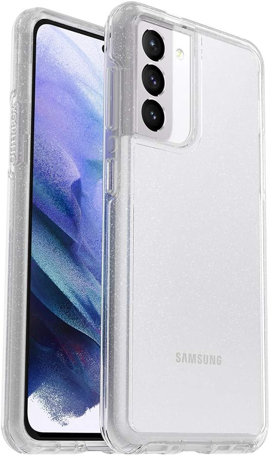 OtterBox Samsung Galaxy S21 5G Symmetry Series Clear Case - Clear/Glitter