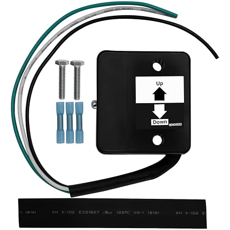 3-Wire Liftgate Control Switch Kit, Super Control Tuck Under Replaces for OEM Part Numbers 80001431, 80000429, 80000425, 3-Wire Toggle Start Switch, 8" Leads, Universal