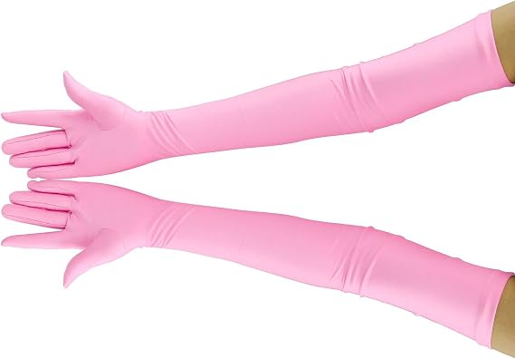 Ensnovo Adult Over Elbow 20.1" Stretch Long Spandex Opera Gloves