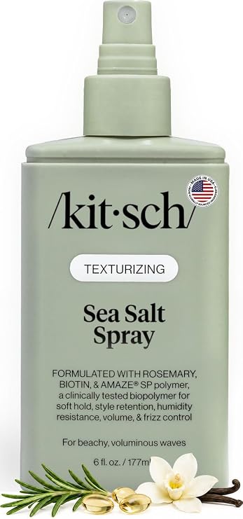 Kitsch Sea Salt Spray for Men and Women - With Rosemary & Biotin - 177 mL