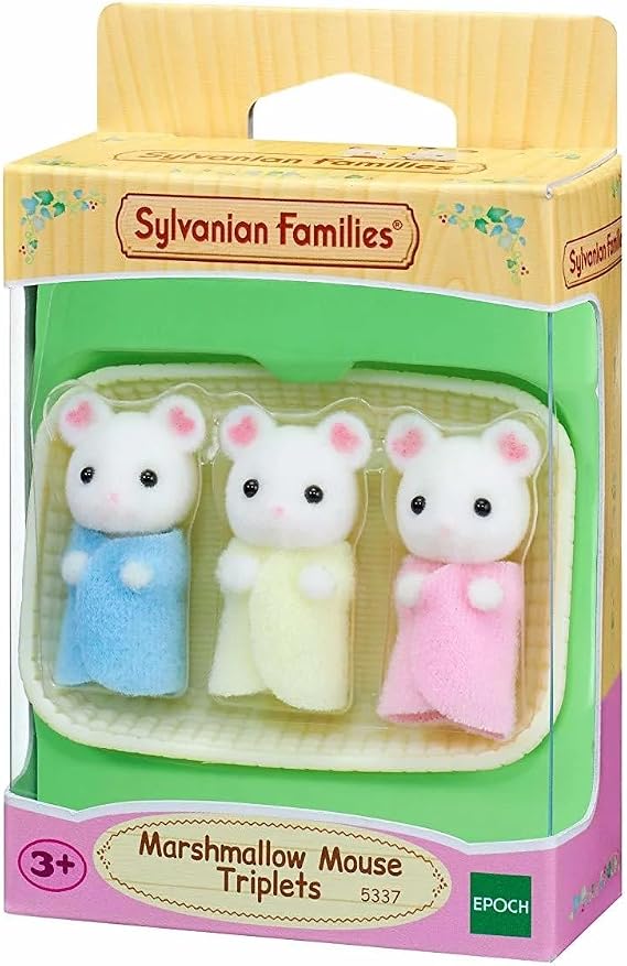 Sylvanian Families 5337 Mice Marshmallow Triplets Multi-Colour