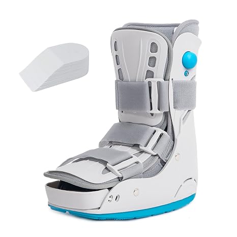 Inflatable Walker Fracture Boot Short Walker Brace Medical Air Cam Walking Boot for Sprained Ankle Recovery Stress Fracture Broken Foot Achilles Tendonitis (XL)