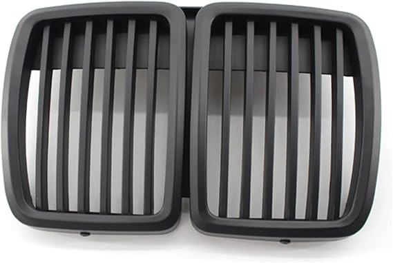 Car Central Bumper Grille Front Hood Kidney Grille For BMW 1983-1991 For E30 For E30 For 325i For 325is For 325iX 325 For 325e For 325es For 318i For 320i For M3(Matte Black)