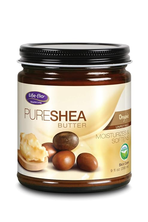Life-Flo Pure Shea Butter Organic, 266 ml