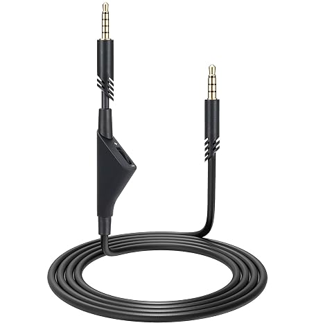 A10 Headset Cable with Volume Control Compatible with Astro A50, A40, A40 TR, A30, A20, A10 Gaming Headsets for PS4, PS5, Xbox Series X/S, Xbox One, Switch, 6.56ft