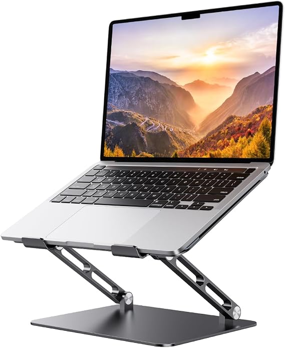 Orlian Adjustable Aluminum Laptop Stand for MacBook Air Pro Neo 10-17.3''
