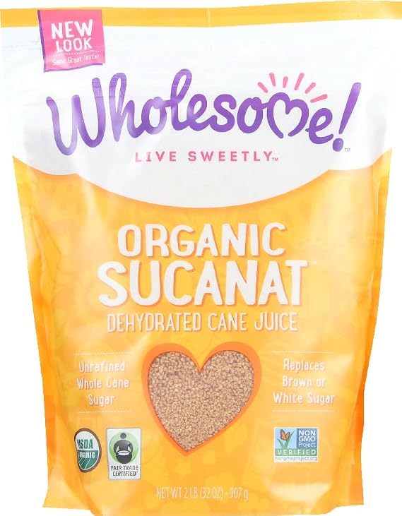 Wholesome Sweeteners, Inc, Organic Sucanat, Dehydrated Cane Juice, 32 oz (907 g)