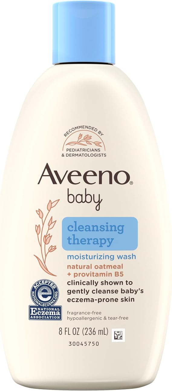 Aveeno Baby Cleansing Therapy Moisturizing Body Wash, 8 oz