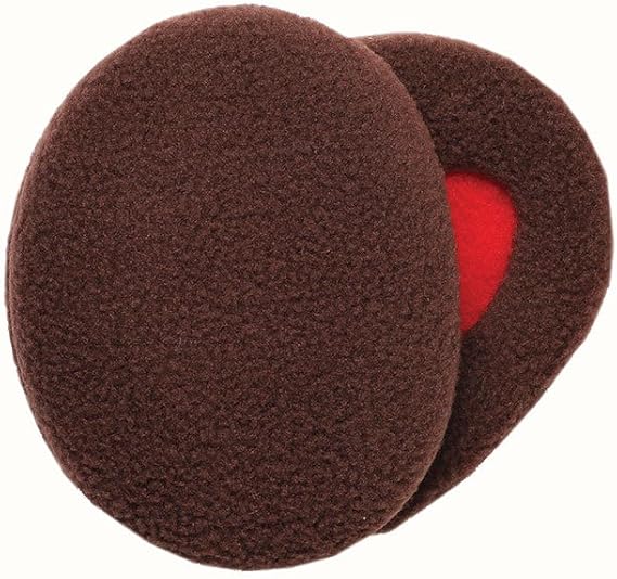 Sprigs Earbags Bandless Ear WarmersFleece Earmuffs with Thinsulate - Brown, Medium