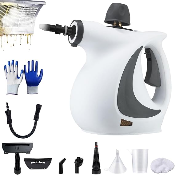 Steam Cleaner, Pressurized Handheld Multi-surface Natural SteamCleaner, SteamCleaner, For Upholstery, Kitchen, Bathroom, Car Interior
