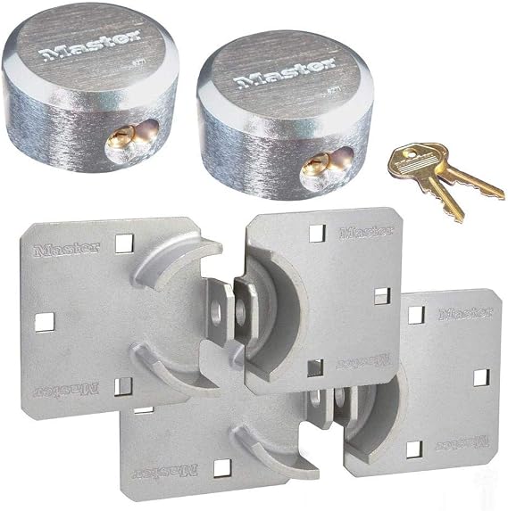Master Lock Hasp/Hidden Shackle Keyed Alike Padlocks 770-6271KA-2