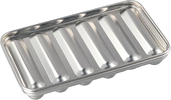 Stainless Steel Hotdog Maker - 6 Cavity Sausage Mold for Microwave Oven Steamer