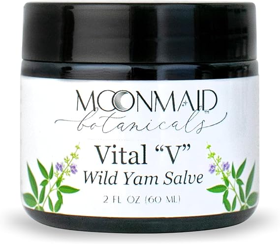 Vital Vulva Wild Yam Salve Vaginal Moisturizer & Menopause Relief Cream | Best for Vaginal Dryness | Best Estrogen-Free Alternative Vaginal Lubricant & Estrogen Cream