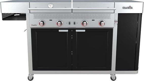 Charbroil Medallion Series Amplifire Vista 3-in-1 Outdoor Kitchen, Stainless Steel - 463259423